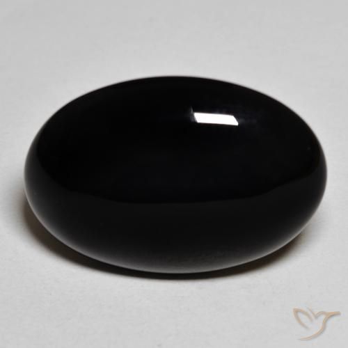 19.53ct Natural Negro Ónix, Ovalada, Opaco