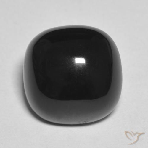 4.71ct Natural Negro Ónix, Forma Cojín, Opaco