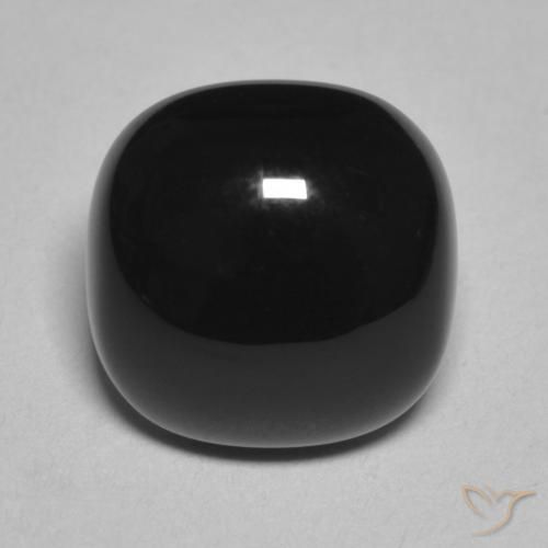 4.70ct Natural Negro Ónix, Forma Cojín, Opaco, Photo A