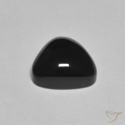 Ónix Negro natural de 3.19 ct, Trillón, Opaco