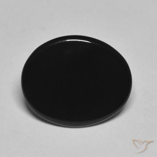 4.16ct Natural Negro Ónix, Ovalada, Opaco