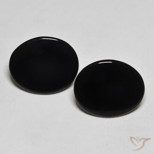 8.06ctw Natural Negro Ónix, Ovalada, Opaco