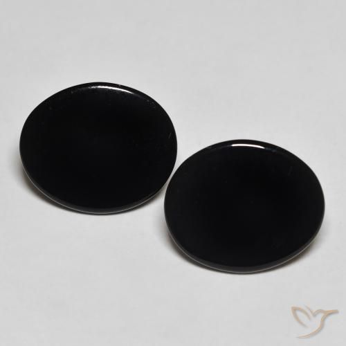 8.07ctw Natural Negro Ónix, Ovalada, Opaco