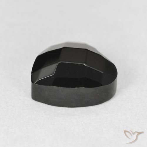 Ónix Negro natural de 3.90 ct, Corazón, Opaco