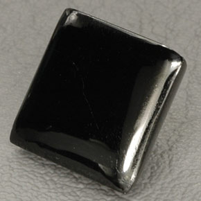 Ónix Negro natural de 23.46 ct, Corte Baguette, Opaco
