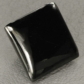 Ónix Negro natural de 23.46 ct, Corte Baguette, Opaco