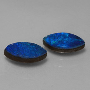 Gemas de doblete de ópalo multicolor natural de  ct, marquesa, opaco