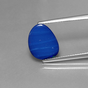 Doblete de ópalo multicolor natural de 2,38 ct, forma elegante, opaco