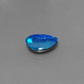 Doblete de ópalo multicolor natural de 1,33 ct, forma elegante, opaco