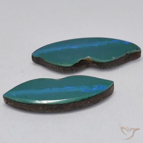 Gemas de Doblete de ópalo Multicolor natural de 5.57 ct, Elegante, Opaco