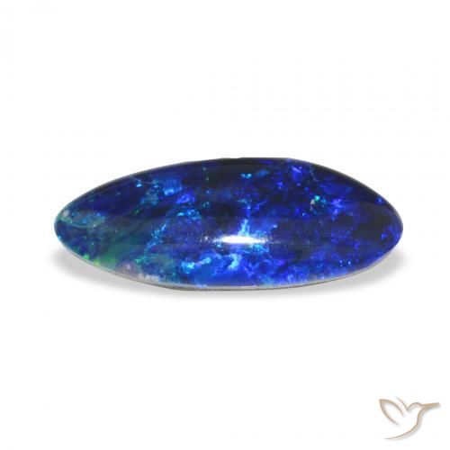 Triplete de ópalo Multicolor natural de 3.53 ct, Elegante, Opaco