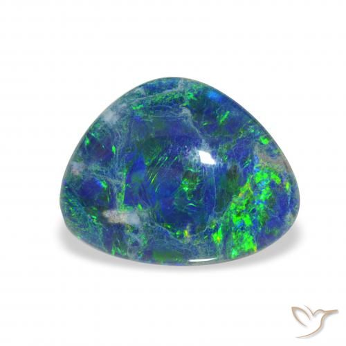 Triplete de ópalo Multicolor natural de 3.17 ct, Elegante, Opaco