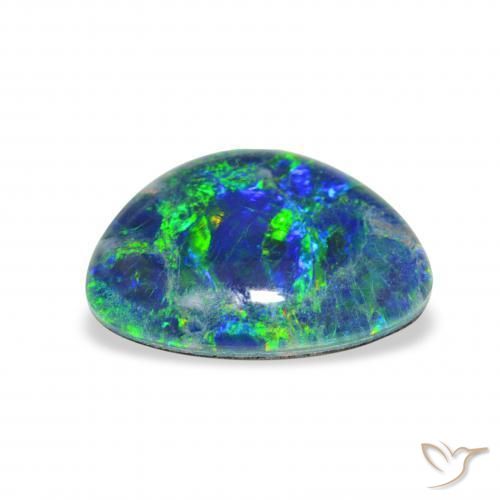 Triplete de ópalo Multicolor natural de 3.17 ct, Elegante, Opaco