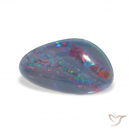 Triplete de ópalo Multicolor natural de 3.13 ct, Elegante, Opaco