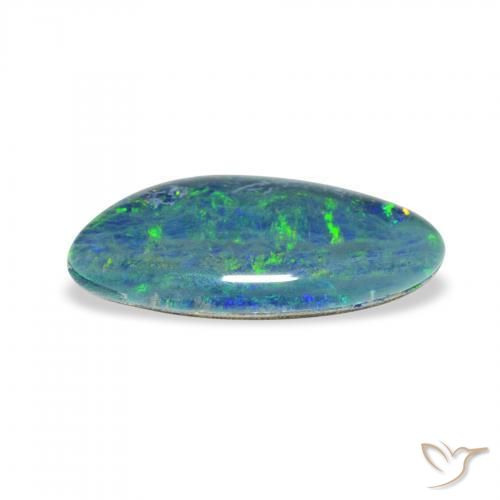 Triplete de ópalo Multicolor natural de 2.36 ct, Elegante, Opaco