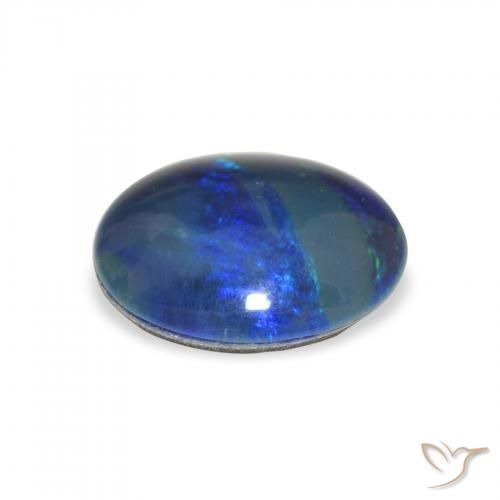 Triplete de ópalo Multicolor natural de 2.28 ct, Ovalada, Opaco