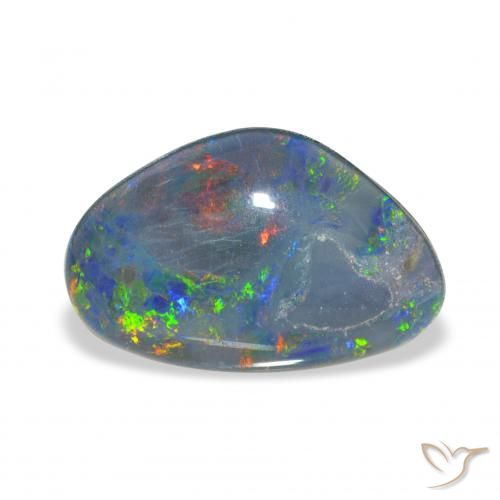 6.07ct Natural Multicolor Triplete de ópalo, Elegante, Opaco