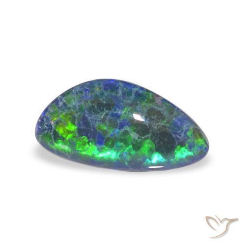 Triplete de ópalo Multicolor natural de 1.53 ct, Elegante, Opaco