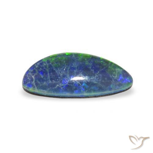 Triplete de ópalo Multicolor natural de 1.53 ct, Elegante, Opaco