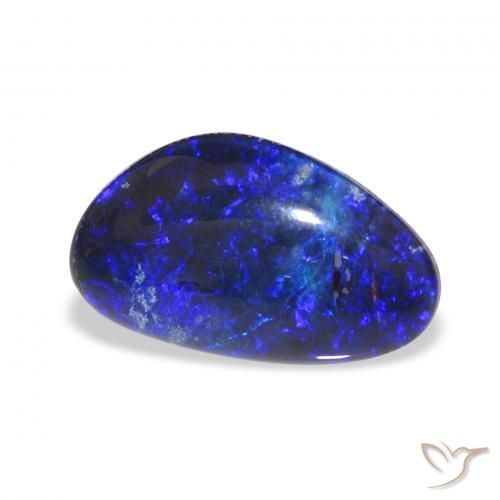 Triplete de ópalo Multicolor natural de 5.91 ct, Elegante, Opaco
