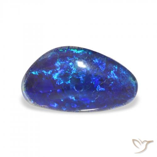 4.67ct Multicolor Triplete de ópalo, Elegante, Opaco