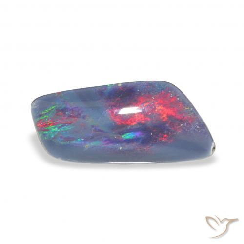 3.05ct Natural Multicolor Triplete de ópalo, Elegante, Opaco