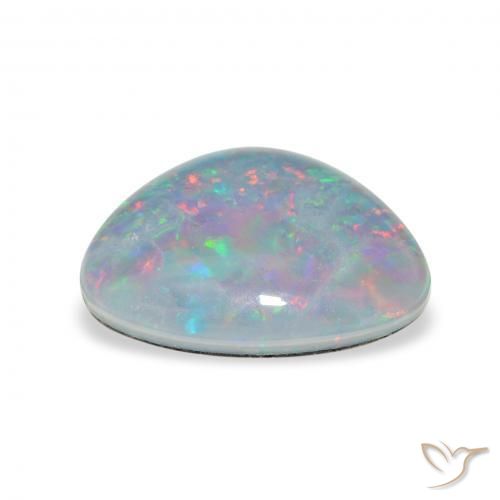 Triplete de ópalo Multicolor natural de 2.71 ct, Trillón, Opaco
