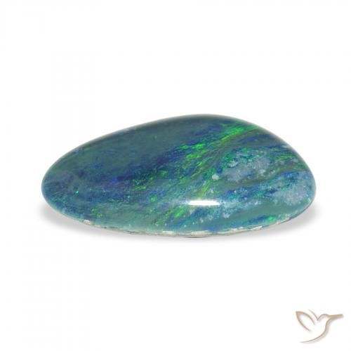 Triplete de ópalo Multicolor natural de 3.26 ct, Elegante, Opaco