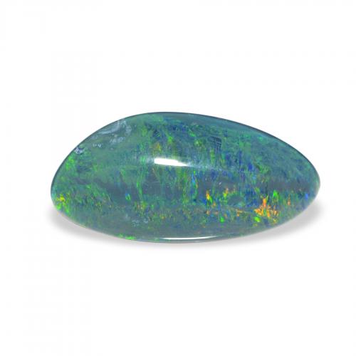 Triplete de ópalo Multicolor natural de 2.44 ct, Elegante, Opaco