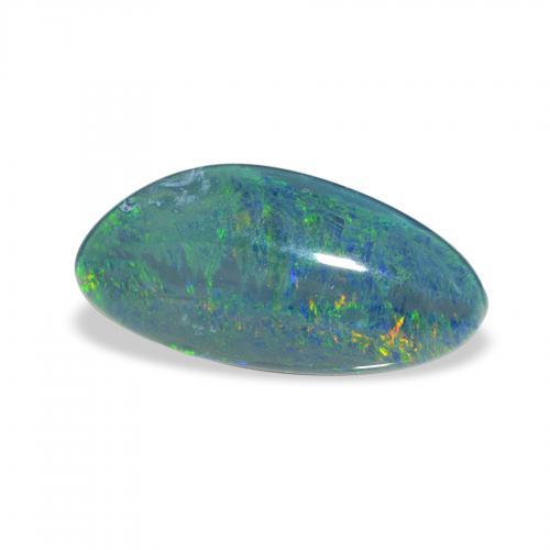 Triplete de ópalo Multicolor natural de 2.44 ct, Elegante, Opaco