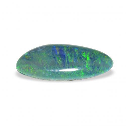 Triplete de ópalo Multicolor natural de 2.44 ct, Elegante, Opaco