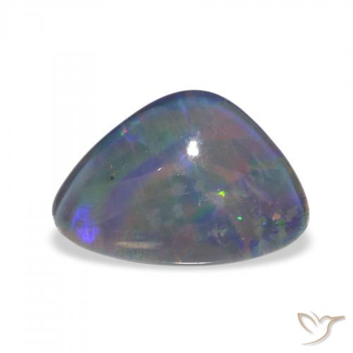 1.94ct Natural Multicolor Triplete de ópalo, Elegante, Opaco