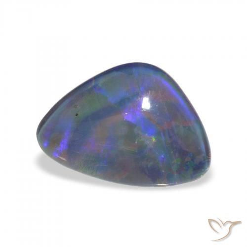 Triplete de ópalo Multicolor natural de 1.94 ct, Elegante, Opaco