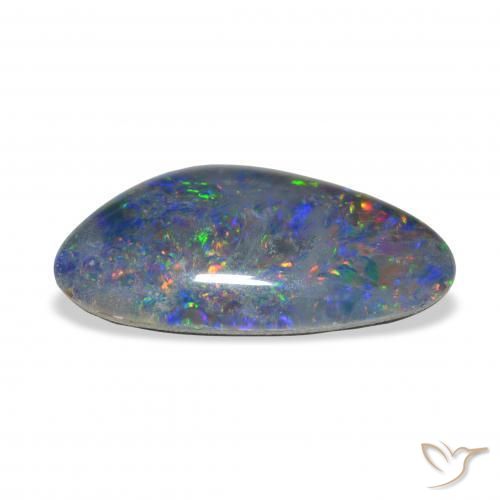 Triplete de ópalo Multicolor natural de 3.72 ct, Elegante, Opaco