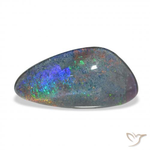 4.17ct Natural Multicolor Triplete de ópalo, Elegante, Opaco