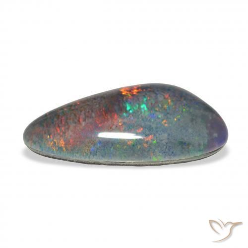Triplete de ópalo Multicolor natural de 4.17 ct, Elegante, Opaco