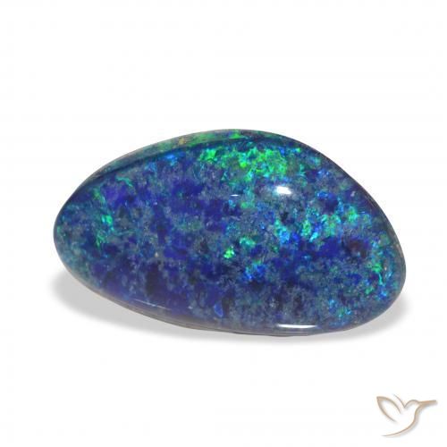 Triplete de ópalo Multicolor natural de 3.29 ct, Elegante, Opaco