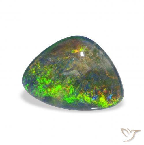 Triplete de ópalo Multicolor natural de 1.89 ct, Elegante, Opaco