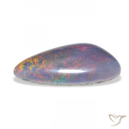 Triplete de ópalo Multicolor natural de 4.21 ct, Elegante, Opaco
