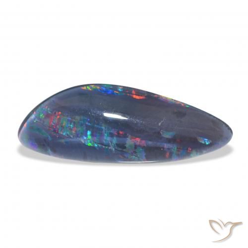 4.44ct Multicolor Triplete de ópalo, Elegante, Opaco