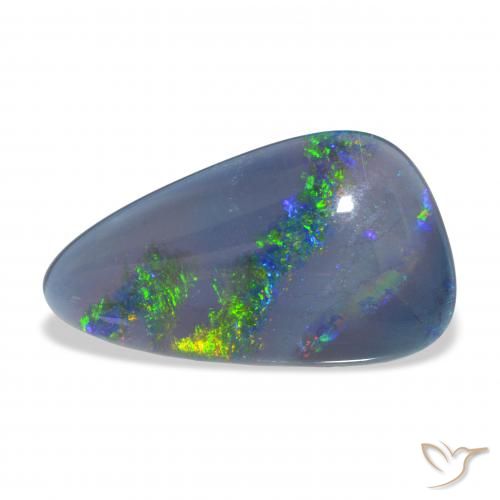 4.22ct Natural Multicolor Triplete de ópalo, Elegante, Opaco