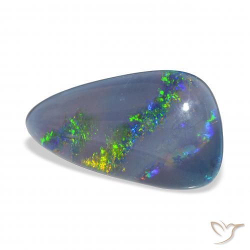 Triplete de ópalo Multicolor natural de 4.22 ct, Elegante, Opaco