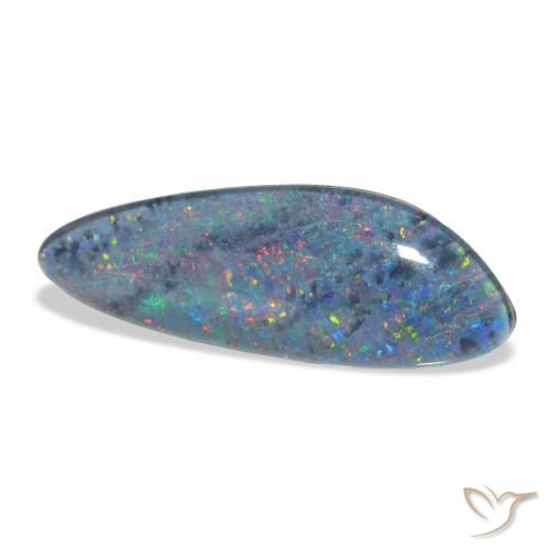Triplete de ópalo Multicolor natural de 4.44 ct, Elegante, Opaco