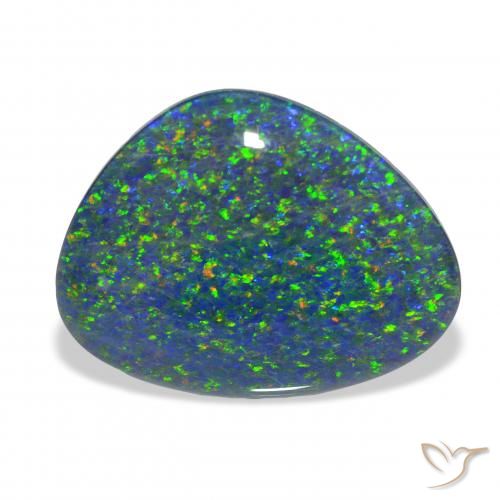 4.88ct Natural Multicolor Triplete de ópalo, Elegante, Opaco