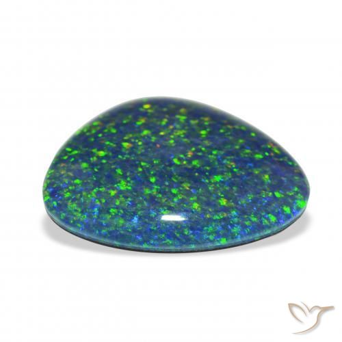 Triplete de ópalo Multicolor natural de 4.88 ct, Elegante, Opaco