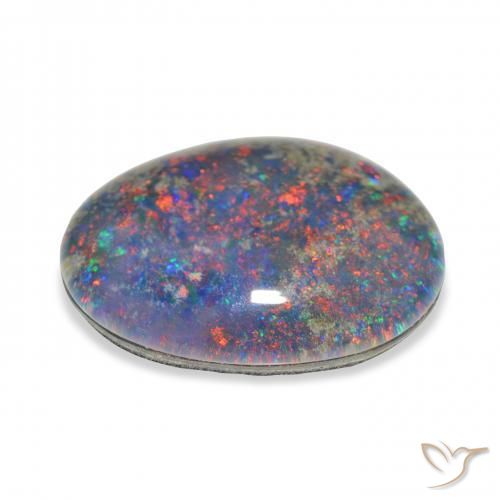 Triplete de ópalo Multicolor natural de 9.34 ct, Elegante, Opaco