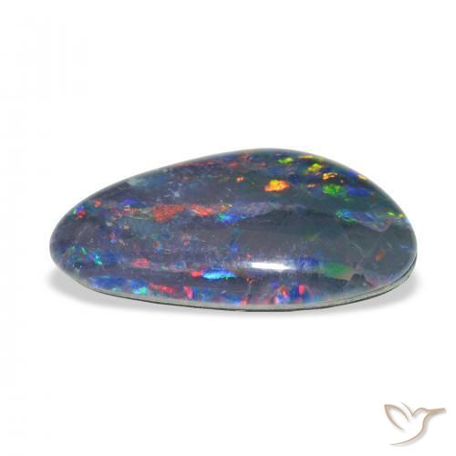 Triplete de ópalo Multicolor natural de 3.31 ct, Elegante, Opaco