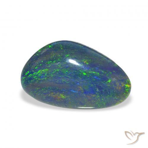 Triplete de ópalo Multicolor natural de 3.71 ct, Elegante, Opaco