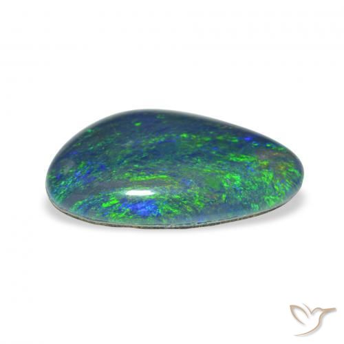 Triplete de ópalo Multicolor natural de 3.71 ct, Elegante, Opaco