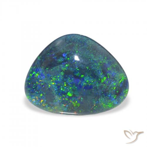 4.39ct Natural Multicolor Triplete de ópalo, Elegante, Opaco